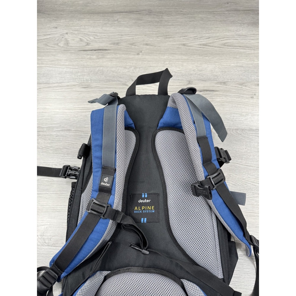 Deuter KangaKid Baby Child Carrier Backpack System Lumbar Hiking Blue Black - Picture 8 of 11